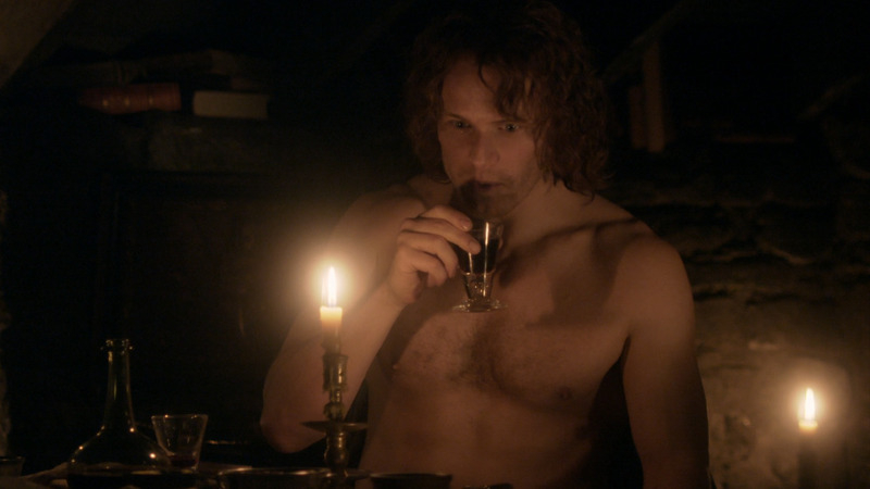Hottest Jamie Fraser Scenes. Shirtless. 81279