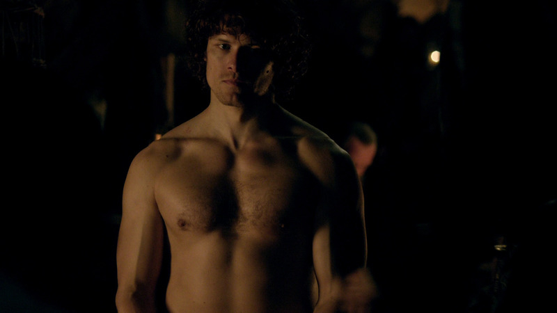 Hottest Sam Heughan Scene in Outlander. Shirtless. 32720