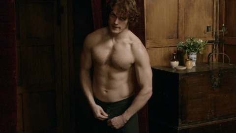 Outlander's Sexiest Scenes with Sam Heughan. Shirtless, Sexy. 43296
