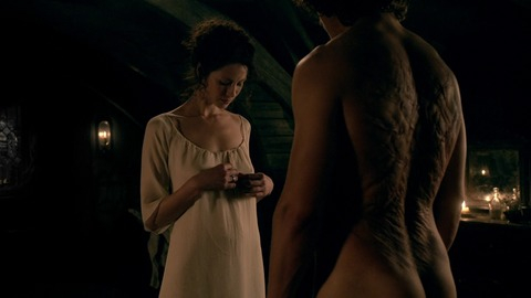 Nudes of Jamie Fraser from Outlander. Butt, Shirtless, Straight. 32724