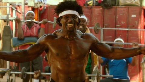 Sexiest Terry Crews Scene in Blended. Sexy, Shirtless. 24265