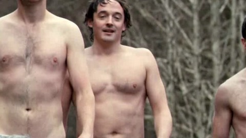 Hugh O'Conor in The Bachelor Weekend (2013) Sexy Shirtless Thong 24513