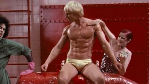 Peter Hinwood in The Rocky Horror Picture Show (1975) Bulge Sexy Underwear Shirtless 24774