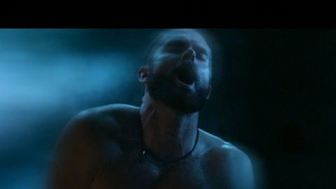 Sexiest Hogan Scenes. Shirtless, beard, dark room. 25126