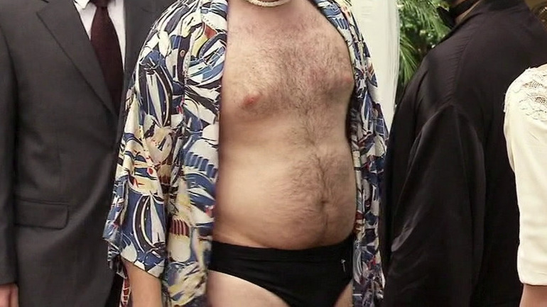 Sexiest Seth Rogen Scene in The League. Sexy, Bulge, Underwear, Shirtless. 25309