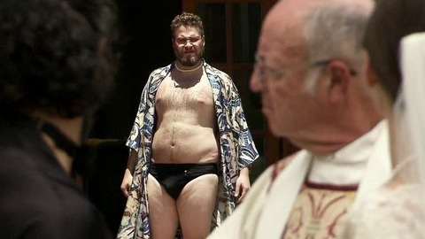Seth Rogen in The League (2009-2015) Sexy Bulge Underwear Shirtless 25307