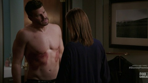 David Boreanaz in Bones (2005-2014) Sexy Shirtless 25335