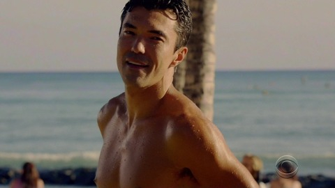 Ian Anthony Dale in Hawaii Five-0 (2010-2020) Sexy Shirtless Bathing Suit 25394