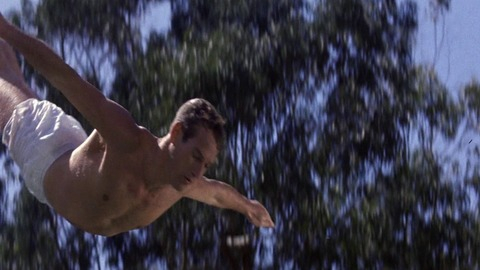 Paul Newman in Sweet Bird of Youth (1962) Bathing Suit Sexy Shirtless 25452