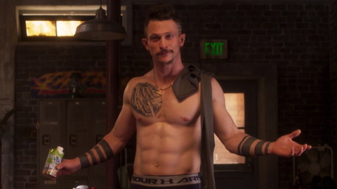 Sexiest Jonathan Tucker Scene in Kingdom. Shirtless. 54709