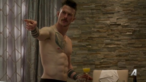 Hottest Jonathan Tucker Scene in Kingdom. Shirtless, Underwear. 55430