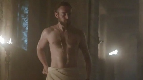 George Blagden in Vikings (2013-2020) Sexy Shirtless 49593