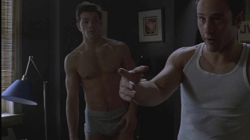 Sexiest Scenes of Sean Gismonte from The Sopranos. Bulge, Sexy, Shirtless, Underwear. 26819
