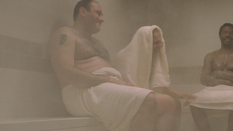 Hottest James Gandolfini Scene in The Sopranos. Sexy, Shirtless. 27572