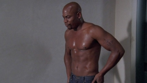 Hottest Bokeem Woodbine Scene in Saving Grace. Sexy, Shirtless. 26864