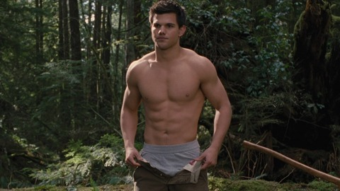 Taylor Lautner in The Twilight Saga: Breaking Dawn - Part 2 (2012) Sexy Shirtless Underwear 27061