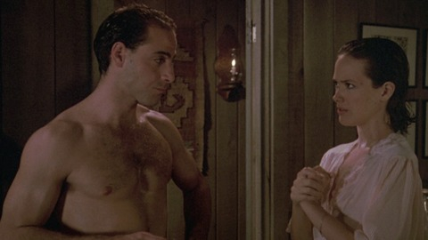 Sexiest Stanley Tucci Scene in Monkey Shines. Sexy, Shirtless. 27439