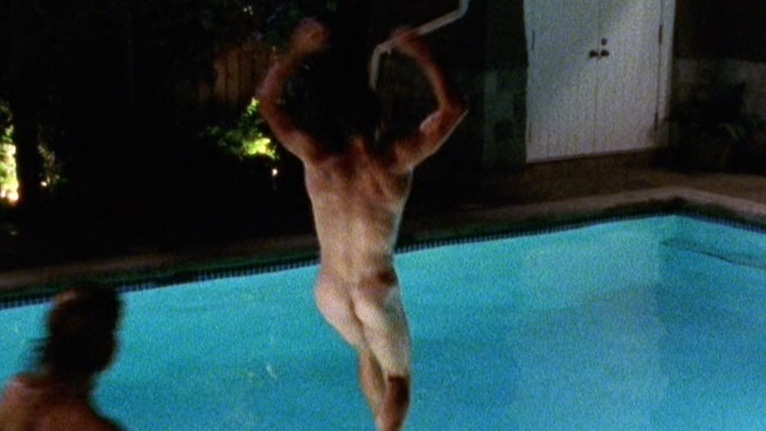 Adam Harrington Nude as Brock. Butt, Shirtless, group, night. 28784