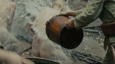 Domhnall Gleeson in Unbroken (2014) Sexy Shirtless Butt 33671