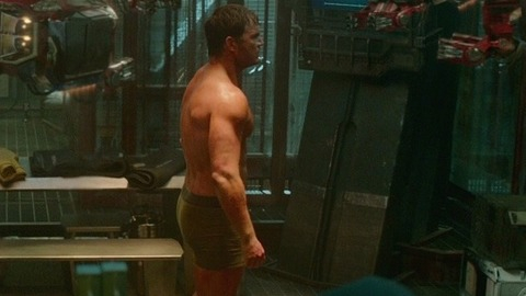 Chris Pratt in Guardians of the Galaxy (2014) Sexy Shirtless Underwear 28696