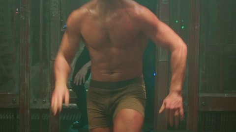 Hottest Chris Pratt Scene in Guardians of the Galaxy. Sexy, Shirtless, Underwear. 28694