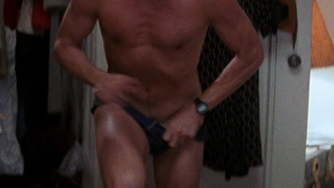 Sexiest Dustin Hoffman Scene in Tootsie. Bulge, Shirtless, Underwear. 28819