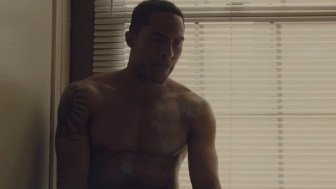 Brandon P. Bell in Dear White People (2014) Sexy Shirtless 30538