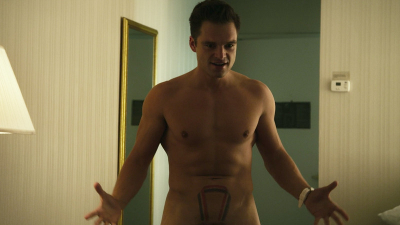 Hottest Sebastian Stan Scene in The Bronze. Sexy, Shirtless. 56810