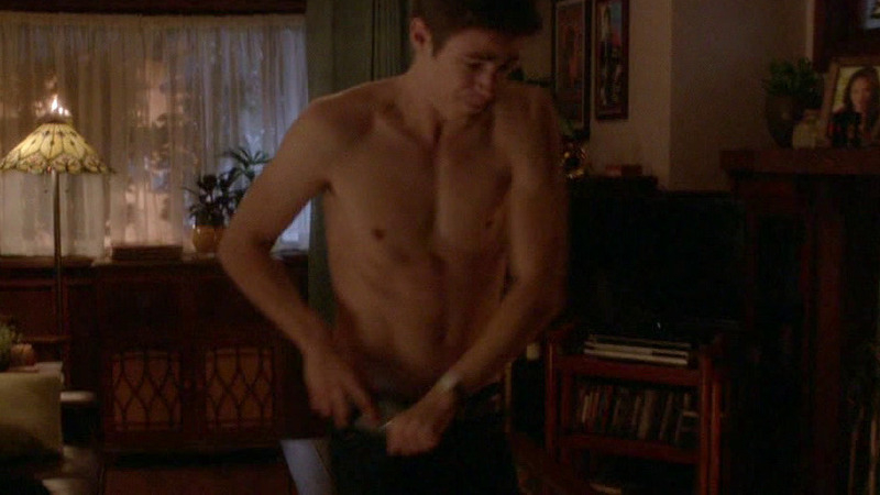 Sexiest Scenes of Barry Allen / The Flash from The Flash. Sexy, Shirtless, living room, man and woman. 31619