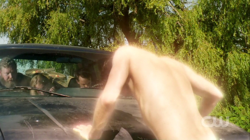 Hottest Grant Gustin Scene in The Flash. Sexy, field, outdoors. 74930