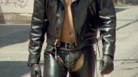 Christian Patrick in Interior. Leather Bar. (2013) Sexy Shirtless Bulge 31644