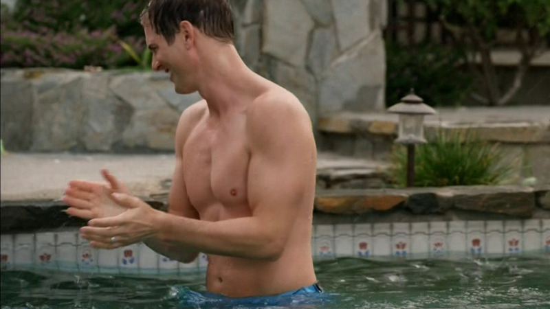 Sexiest Ryan McPartlin Scene in Babysitter’s Black Book. Bathing Suit, Sexy, Shirtless. 32395