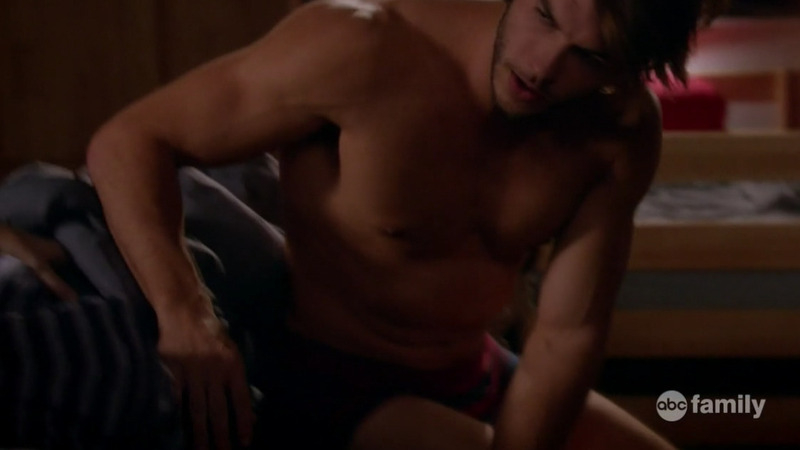 Hottest Adam Hagenbuch Scene in Switched at Birth. Sexy, Shirtless, Straight, Underwear. 32402