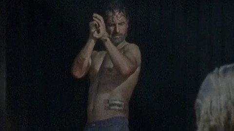 The Walking Dead's Sexiest Scenes with Andrew Lincoln. Shirtless, Underwear. 76794
