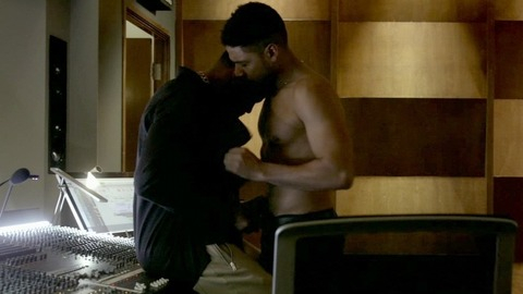 Jussie Smollett in Empire (2015-2019) Gay Sexy Shirtless 53079