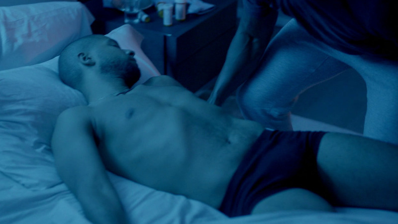Sexiest Jussie Smollett Scene in Empire. Shirtless, Underwear. 62425