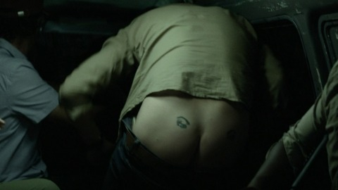 Billy Billingham in The Gunman (2015) Butt 38001