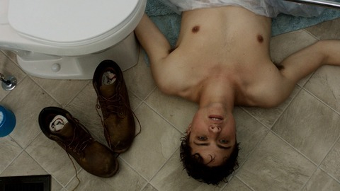 Hottest Douglas Smith Scene in Hard Drive. Shirtless. 33962