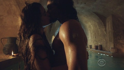 Mido Hamada in The Dovekeepers (2015) Shirtless Straight 34047