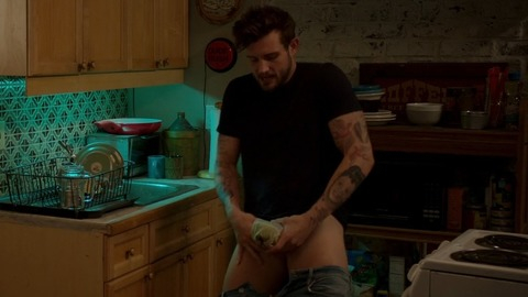 Hottest Josh Scenes. Sexy, icing penis, kitchen. 73431