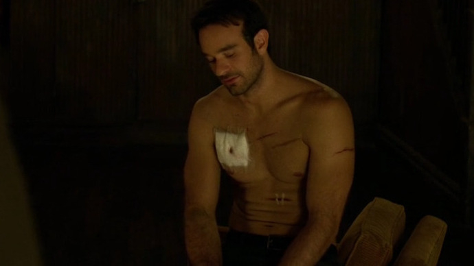 Hottest Charlie Cox Scene in Daredevil. Shirtless. 50834