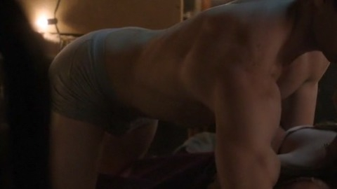 Jedidiah Goodacre in If There Be Thorns (2015) Bulge Shirtless Straight Underwear 34454