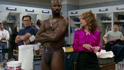 Dennis Haysbert in Major League (1989) Shirtless Thong Underwear 34515