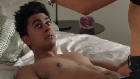 Manpreet Bachu in The Royals (2015-2018) Sexy Shirtless Straight 34980