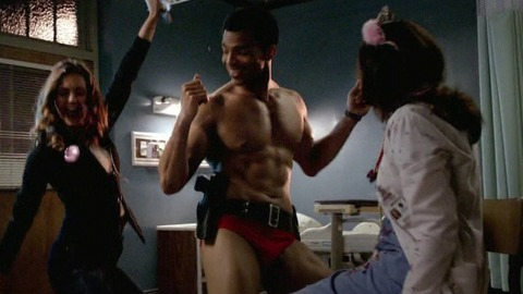 Anthony Dalton in The Vampire Diaries (2009-2016) Sexy Shirtless Bulge Underwear 35499
