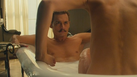 Johnny Depp in Mortdecai (2015) Sexy Shirtless 35934