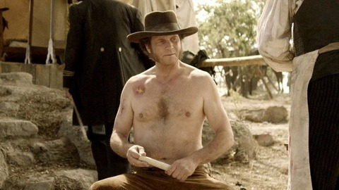 Bill Paxton in Texas Rising (2015) Shirtless 41651