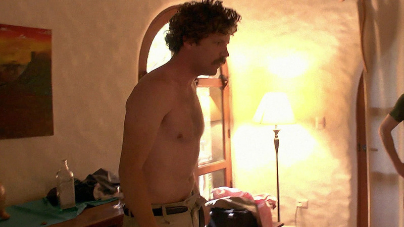 Sexiest Dan Gill Scene in Destination Wedding. Shirtless. 37687