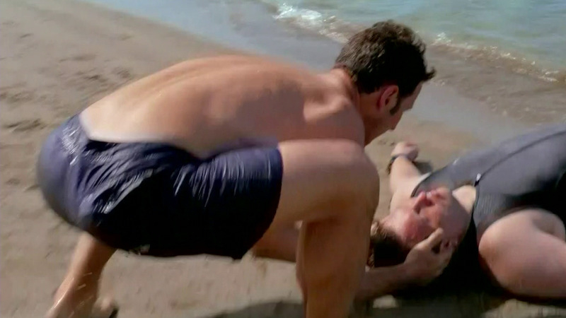 Hottest Mark Feuerstein Scene in Royal Pains. Bathing Suit, Sexy, Shirtless. 37064