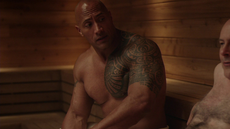 Ballers's Sexiest Scenes with Dwayne Johnson. Shirtless. 65760